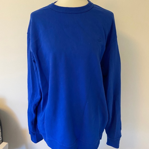 cobalt blue champion hoodie